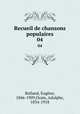 Recueil de chansons populaires. 04, 
