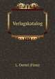 Verlagskatalog, L. Oertel (Firm) 