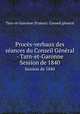 Procs-verbaux des sances du Conseil Gnral - Tarn-et-Garonne. Session de 1840, 