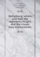 Gettysburg; where and how the regiments fought, and the troops they encountered;, Vanderslice, John Mitchell, 1846-1915 