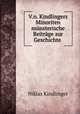 V.n. Kindlingers Minoriten mnsterische Beitrge zur Geschichte ., Niklas Kindlinger 