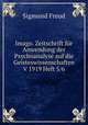 Imago. Zeitschrift fr Anwendung der Psychoanalyse auf die Geisteswissenschaften V 1919 Heft 5/6, Sigmund Freud 