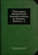 Three papers detached from Nouvelles archives du Musum, Bulletin, t. 2, 
