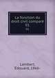 La fonction du droit civil compar. 01, 