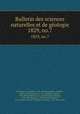 Bulletin des sciences naturelles et de gologie. 1829, no.7, 