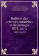 Bulletin des sciences naturelles et de gologie. 1828, no.12, 