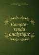 Compte-rendu analytique, 