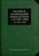 Atti della R. Accademia delle scienze di Torino. v.23 1887-1888, Reale accademia delle scienze di Torino 