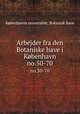 Arbejder fra den Botaniske have i Kbenhavn. no.50-70, 