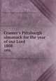 Cramer`s Pittsburgh almanack for the year of our Lord . 1808, American Almanac Collection (Library of Congress) DLC 