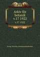 Arkiv fr botanik. v.17 1922, Kungl. Svenska vetenskapsakademien 