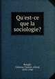 Qu`est-ce que la sociologie?, 
