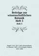 Beitrge zur wissenschaftlichen Botanik. Heft 3, 