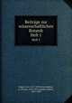 Beitrge zur wissenschaftlichen Botanik. Heft 1, 