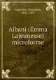 Albani (Emma Lajeunesse) microforme, 