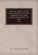 Annual report of the Commissioner of Public Safety for the year ending November 30 . 1921, Massachusetts. Dept. of Public Safety 