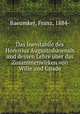 Das Inevitabile des Honorius Augustodunensis und dessen Lehre ber das Zusammenwirken von Wille und Gnade, Baeumker, Franz, 1884- 