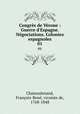 Congrs de Vrone : Guerre d`Espagne. Ngociations. Colonies espagnoles. 01, 