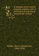 A synopsis of the animal kingdom together with a laboratory practicum of invertebrate zology, Wilder, Harris Hawthorne, 1864-1928 