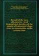 Record of the men of Lafayette : brief biographical sketches of the alumni of Lafayette College from its organization to the present time, Coffin, Selden J. (Selden Jennings), 1838-,Owen, William Baxter, 1843-1917,Lafayette College (Easton, Pa.) 