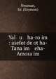 Yal u ha-roim : asefot deot ha-Tanaim eha-Amoraim, Neuman, Sz. (Szymon) 
