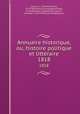 Annuaire historique, ou, histoire politique et littraire. 1818, 