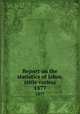 Report on the statistics of labor. (title varies). 1877, Massachusetts. Dept. of labor and industries. Division of statistics 