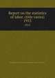 Report on the statistics of labor. (title varies). 1915, Massachusetts. Dept. of labor and industries. Division of statistics 