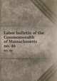 Labor bulletin of the Commonwealth of Massachusetts. no. 46, Massachusetts. Bureau of Statistics of Labor,Massachusetts. Bureau of Statistics of Labor. Massachusetts labor bulletin 