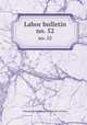 Labor bulletin. no. 52, Massachusetts. Bureau of statistics of labor 