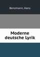 Moderne deutsche Lyrik, Benzmann, Hans 