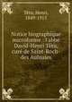 Notice biographique microforme : l`abb David-Henri Ttu, cur de Saint-Roch-des Aulnaies, 