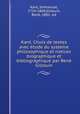 Kant. Choix de textes avec tude du systeme philosophique et notices biographique et bibliographique par Ren Gillouin, 