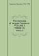 The memoirs of Jacques Casanova: VOLUME 3. THREE (3), Casanova, Giacomo, 1725-1798 