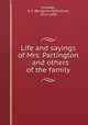 Life and sayings of Mrs. Partington : and others of the family, Shillaber, B. P. (Benjamin Penhallow), 1814-1890 