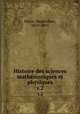 Histoire des sciences mathmatiques et physiques. v.2