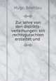 Zur lehre von den distrikts-verleihungen: ein rechtsgutachten erstattet und ., Hugo Boehlau 