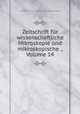 Zeitschrift fr wissenschaftliche Mikroskopie und mikroskopische ., Volume 14, 