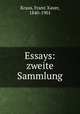Essays: zweite Sammlung, Kraus, Franz Xaver, 1840-1901 