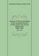 Abstract of the proceedings of the Linnaean Society of New York City, for the official year .. 1889-1932, Linnaean Society of New York 