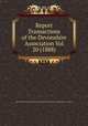 Report & Transactions of the Devonshire Association Vol 20 (1888), Devonshire Association for the Advancement of Science Literature & the Arts 