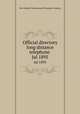 Official directory long distance telephone . Jul 1895, New England Telephone and Telegraph Company 