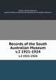 Records of the South Australian Museum. v.2 1921-1924, Public Library, Museum, and Art Gallery of South Australia,South Australian Museum 