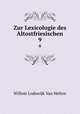 Zur Lexicologie des Altostfriesischen. 9, Willem Lodewijk Van Helten 