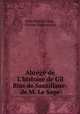 Abrg de L`histoire de Gil Blas de Santillane: de M. Le Sage, 