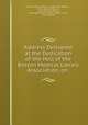 Address Delivered at the Dedication of the Hall of the Boston Medical Library Association, on ., Caroline Maria Hewins , Hugh Fraser Stewart , Oliver Wendell Holmes , John Whitehall Emery , Los Angeles Public Library, Gladys S. Case , Ione M Rider 
