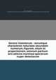 Genera insectorum : eorumque characteres naturales secundam numerum, figuram, situm et proportionem, omnium partium oris adiecta mantissa specierum nuper detectarum, Fabricius, Johann Christian, 1745-1808,Metcalf Collection (North Carolina State University). NCRS,Tippmann Collection (North Carolina State University). NCRS 
