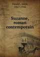 Suzanne, roman contemporain, 