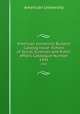 American University Bulletin Catalog Issue: School of Social Sciences and Public Affairs Catalogue Number. 1941, American University 