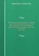 American University Bulletin Catalog Issue: The Graduate School in the Social Sciences, School of Public Affairs (Graduate Division) Offerings. 1939-1940, American University 